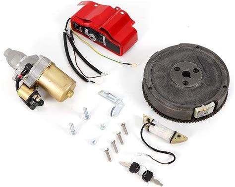 Amazon For Honda Gx Hp Electric Start Kit Flywheel Starter