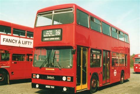 Leyland Titan London Buses Leyland A630 Thv Alongside A Ro Flickr