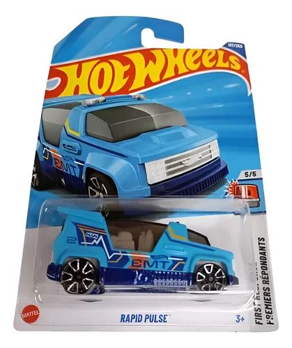 Hot Wheels Rapid Pulse 137 250 First Response Jbb50 Azul MercadoLivre
