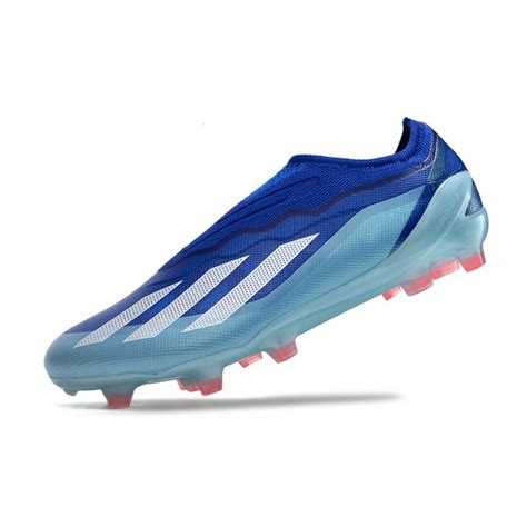 Adidas X Crazyfast 1 Senza Lacci FG Royal Acceso Bianco Rosso Solare