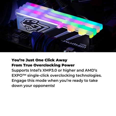 Apacer Panther Rgb Ddr Desktop Ram Dimm Kit Of Thunder Match