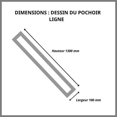 Pochoir Ligne Droite Parking Parkimat