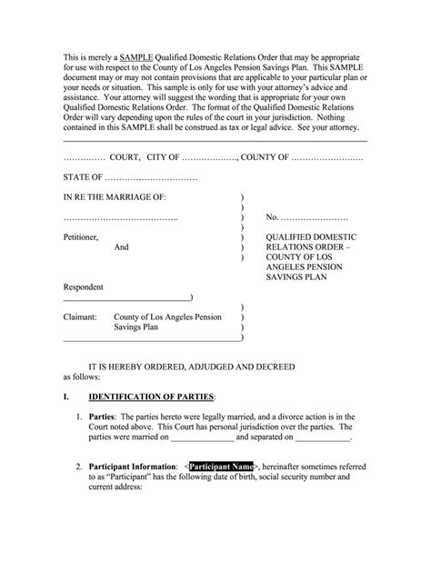 Domestic Relations Order Fill Out And Sign Online Dochub