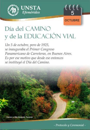 D A Del Camino Y De La Educaci N Vial Universidad Del Norte Santo