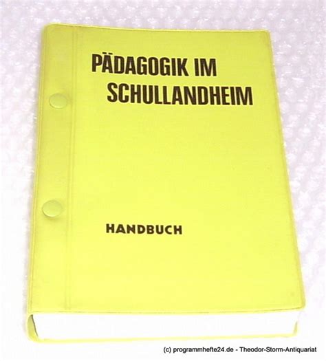 Pädagogik im Schullandheim Handbuch by Verband Deutscher