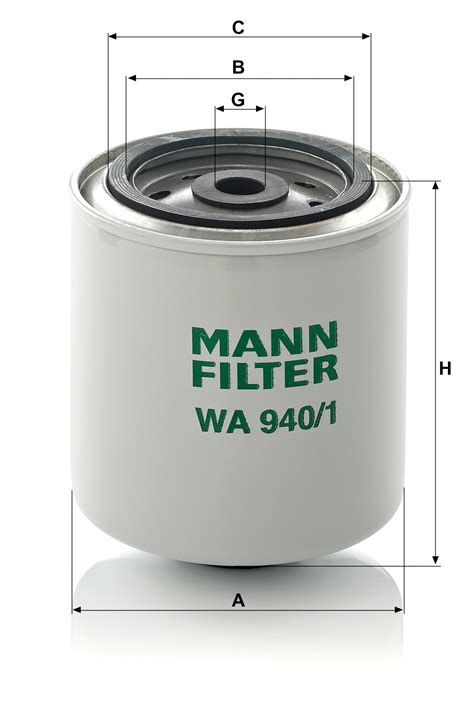 Mann Coolant Filter Wa Ajk Engines