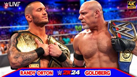 Goldberg Vs Randy Orton Extreme Rules Match Vengeance Wwe