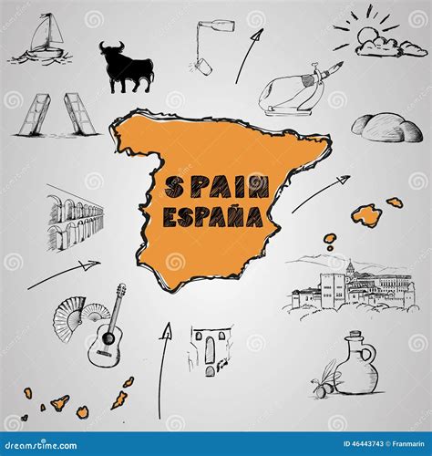 Spain culture stock vector. Illustration of design, europe - 46443743