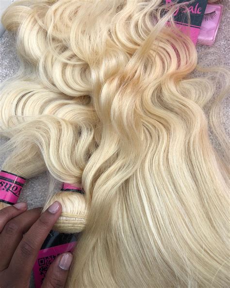 613 Blonde Hair Lace Frontal With 3 Bundles Straight Human Hair Weaves