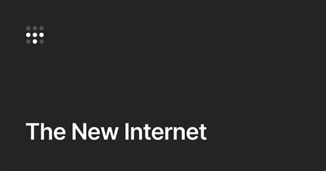 [b Internet] The New Internet