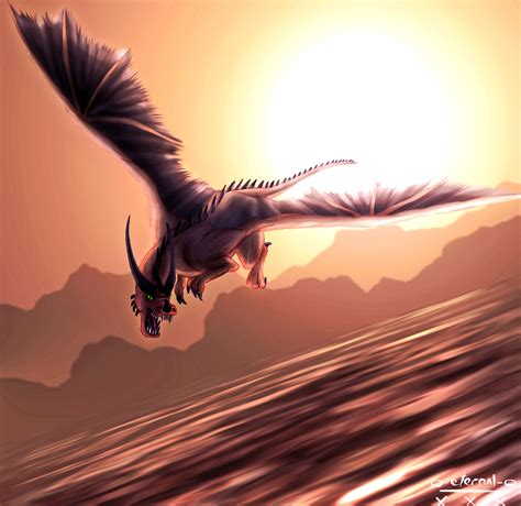 Sunset Dragon By O Eternal O On Newgrounds