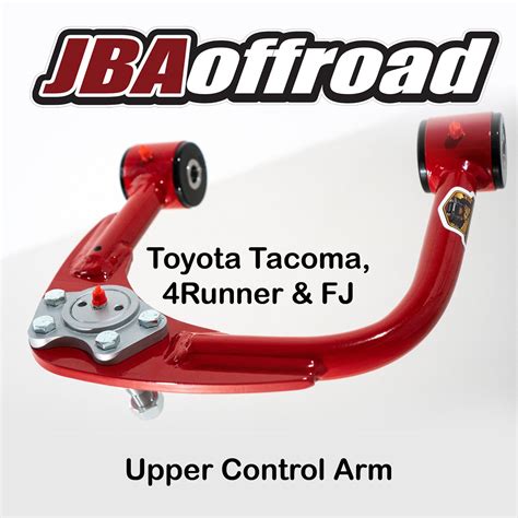 JBA STD High Caster Upper A Arms For Toyota Tacoma 05 Plus 4Runner