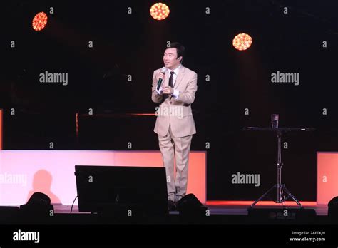 Chinese Singer-songwriter and host Fei Yu-ching performs during his farewell concert, which is ...