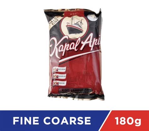 Kapal Api Serbuk Kopi Halus 180g Lazada