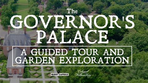 The Governors Palace Colonial Williamsburg Guided Tour Maze