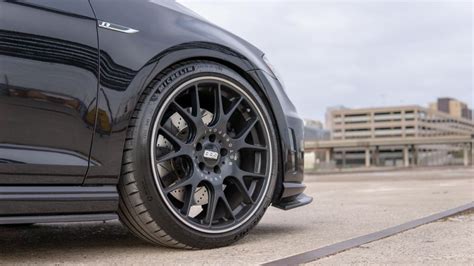 Volkswagen Golf R 7 Black Bbs Ch R Wheel Front