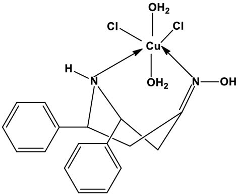 The Assigned Distorted Octahedral Structure Of Copper Ii Complex Of