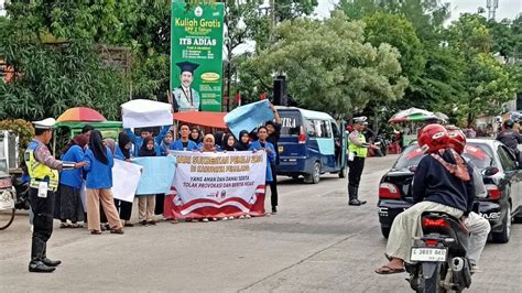 Deklarasi Pemilu Damai Di Taman Patih Sampun PMII Kabupaten Pemalang