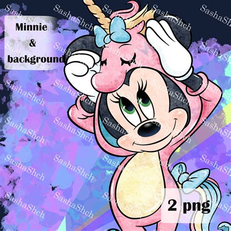 Minnie Mouse Png Minnie The Unicorn Clipart Minnie Mouse Watercolor