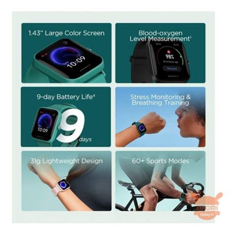 Relógio Amazfit Bip U A2017 Lançamento Original Preto em Promoção na ...