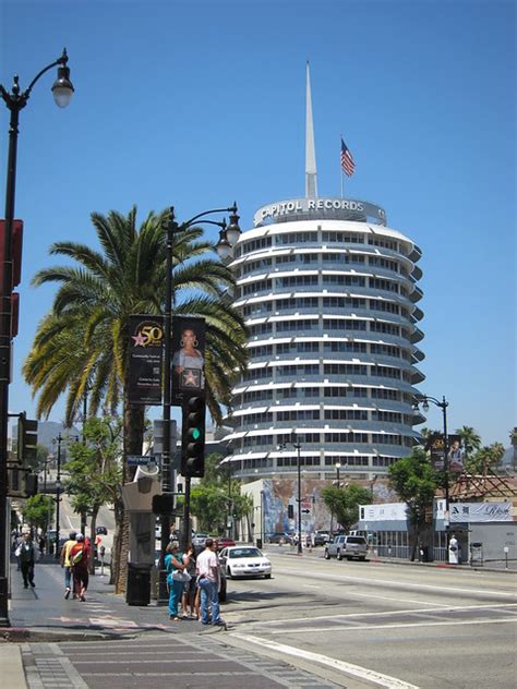 Capitol Records Building At Hollywood And Vine Flickr Photo Sharing