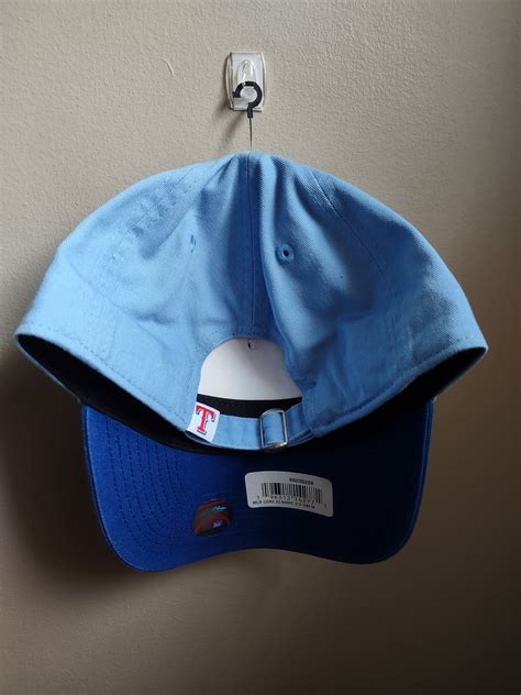 Bling Crystal Texas Rangers Light Blue Two Tone Adjustable Hat Etsy