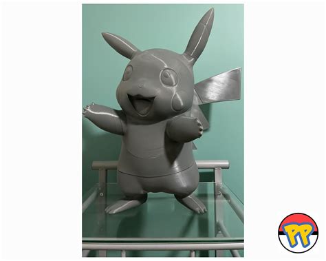 Pikachu Life Sized 3d Printing Stl Files Fan Art Etsy