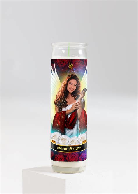 Saint Selena Quintanilla Latin Pop Star Icon Candle Perfect Etsy In