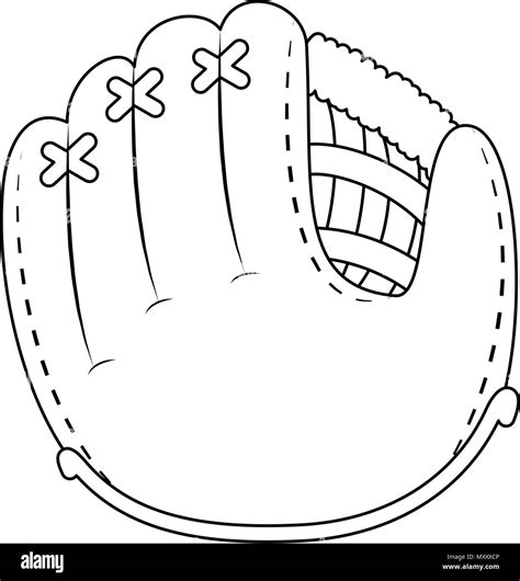 baseball glove isolated icon Stock Vector Image & Art - Alamy