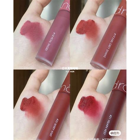 Son Kem Lì Romand Zero Velvet Tint màu 15 17 18 20 21