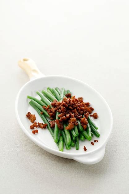 Premium Photo Gan Bian Dou Jiao Stir Fried Green French Beans Chinese