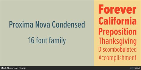 Proxima Nova Font | Condensed font, Modern sans serif, Family thanksgiving