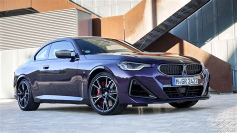 2022 BMW M240i Coupé xDrive Color Thundernight Metallic Front