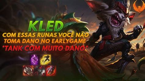 Essas Runas Voc N O Toma Dano No Earlygame Tank Dano Kled