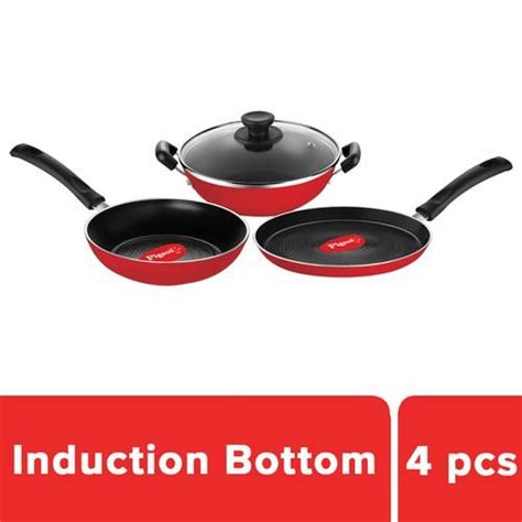 Buy Pigeon By Stovekraft Carlo Induction Base Non Stick Cookware Gift