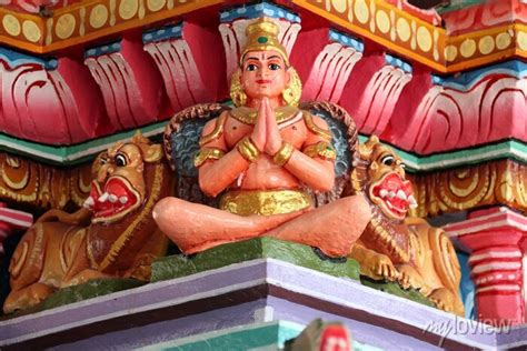 Hindu Temple Sri Srinivasa Perumal Temple In Singapore Wall