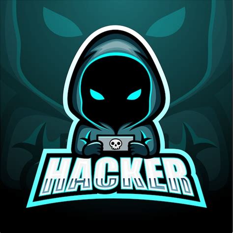 Premium Vector Hacker Mascot Esport Illustration