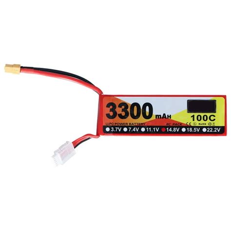 3300mah Lipo Battery 100c Discharge Rate 14 8v 4s Xt60 Plug Rc Battery Power For Rc Helicopter