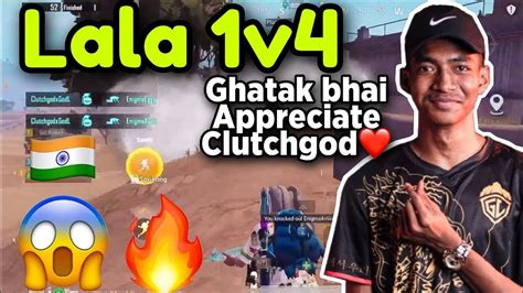 Clutchgod 1v4 Enigma Gaming LALA On FIRE Jonathan Pubgmobile