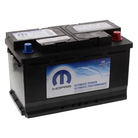 Mopar Replacement BBH7A001AA Mopar Replacement Batteries Summit Racing