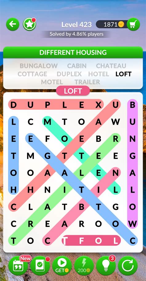 Word Search Explorer Level 423 Different Housing Answers Qunb