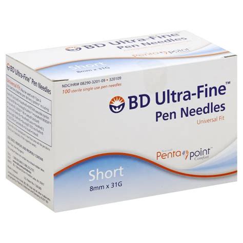 Bd Pen Needles Ultra Fine Universal Fit Short Publix Super Markets