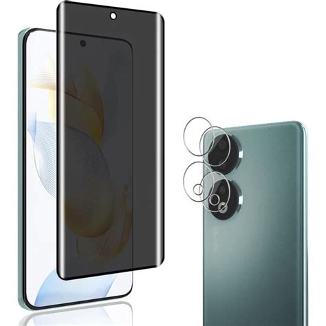 Verre Trempé Anti Espion Pour Honor 90 Contenir 2 Pièces Caméra