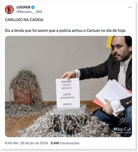 Opera O Da Pf Contra Carlos Bolsonaro Vira Meme Nas Redes