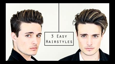 Quick And Easy Hairstyles For Men Mens Hairstyle Tutorial Alex Costa