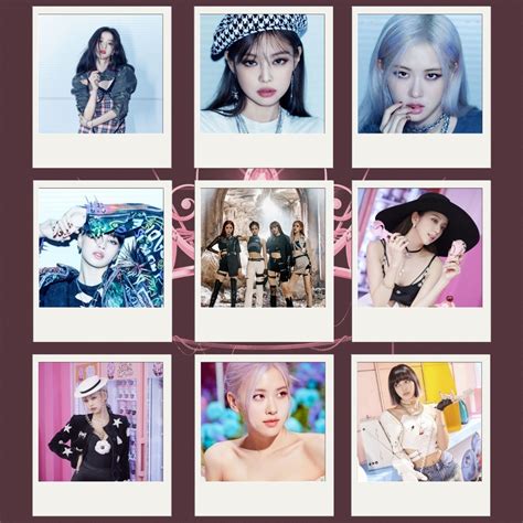 Blackpink Polaroids P Ster Photocards Botton Mercadolivre