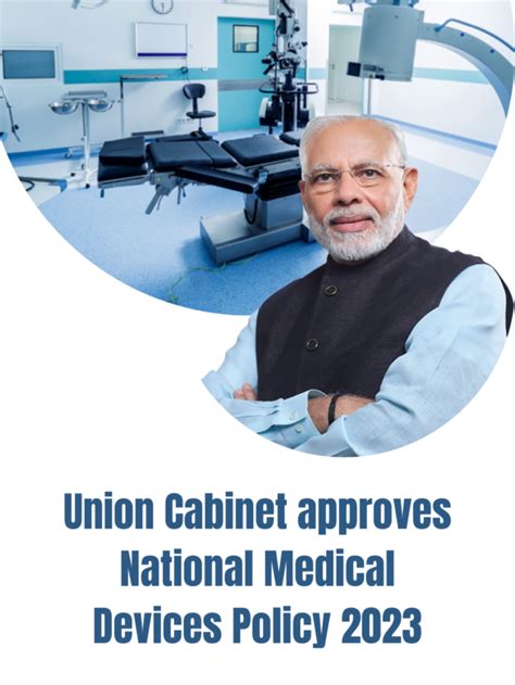 National Medical Devices Policy 2023 Indiasmoment