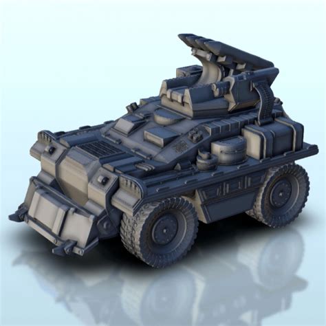 3d Printable Sf Missile Launcher On Wheels 30 Scifi Science Fiction Sf Warhordes Grimdark