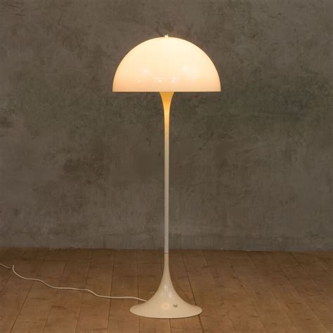 Vintage Panthella Floor Lamp By Verner Panton In White Plexiglas S