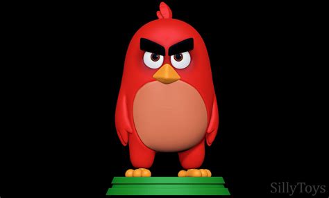 Artstation Red The Angry Birds Movie 3d Print Model Resources